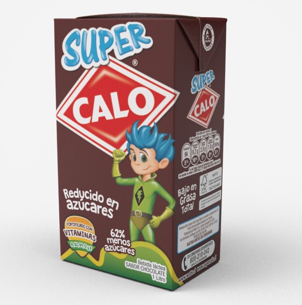 Bebida Láctea Sabor Chocolate Super Calo 1 Lt.