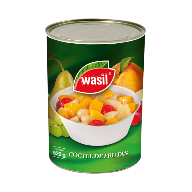 Cóctel de Frutas   Wasil 820 g.