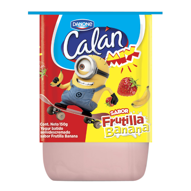 Yoghurt Calán Mix Frutilla-Banana Calán 150g
