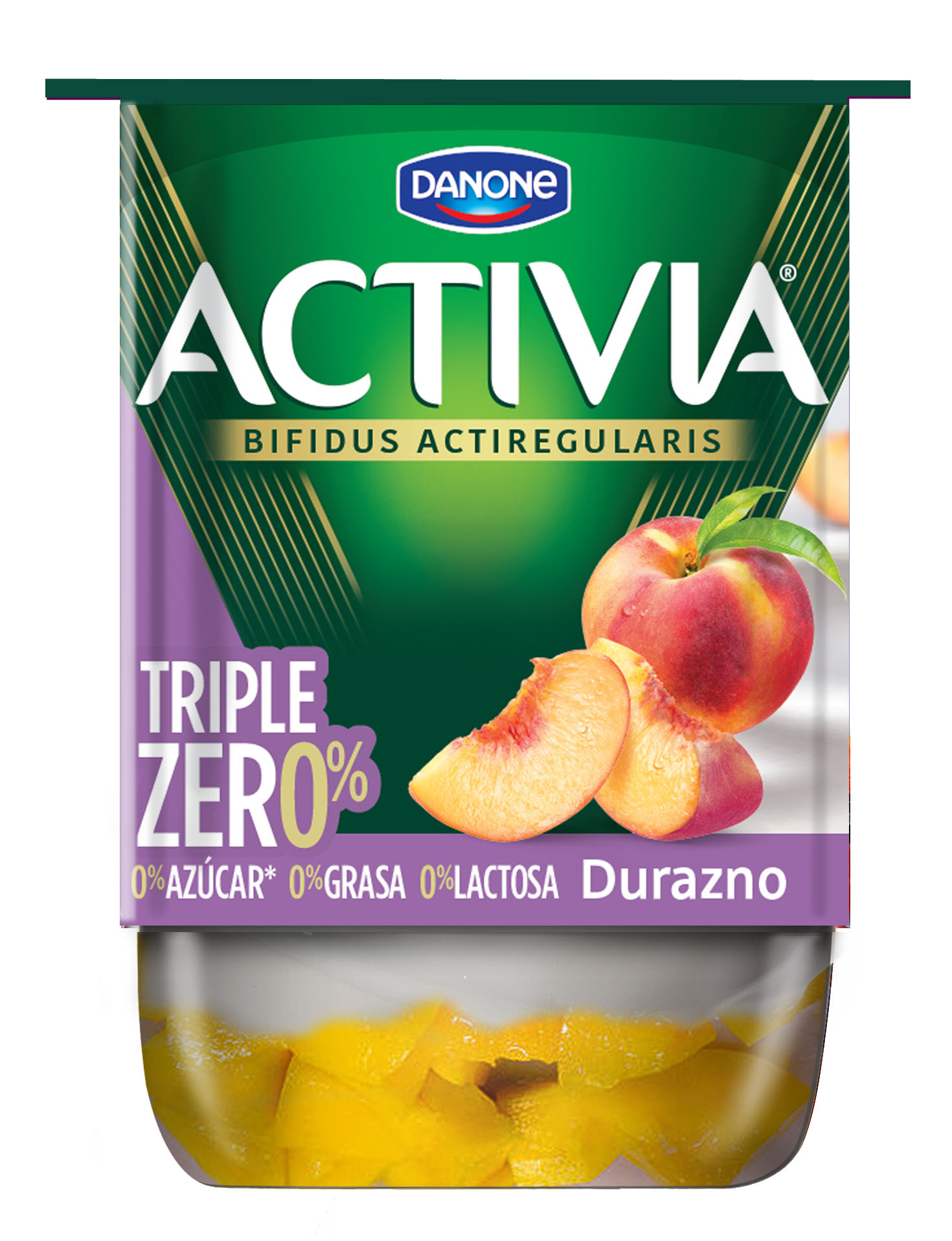 Yoghurt Triple Zero Durazno Activia 150g