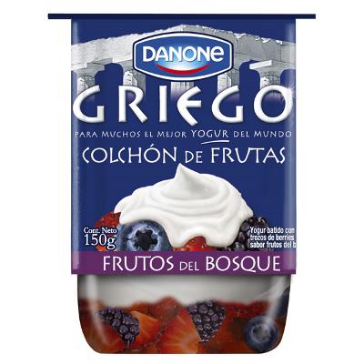 Yoghurt Colchón de Frutas Frutos del Bosque Griego 150g