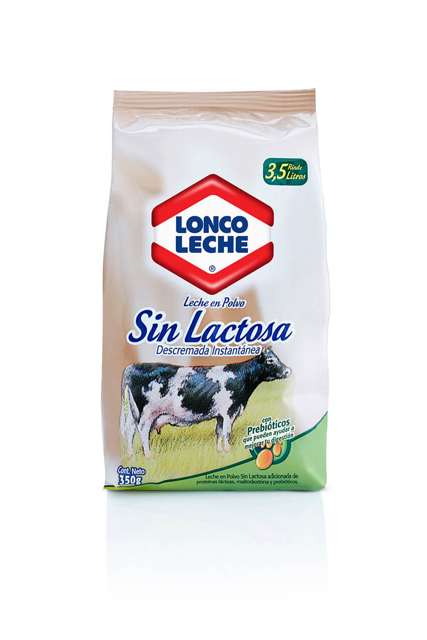 Leche en Polvo Sin lactosa Loncoleche 350 g.