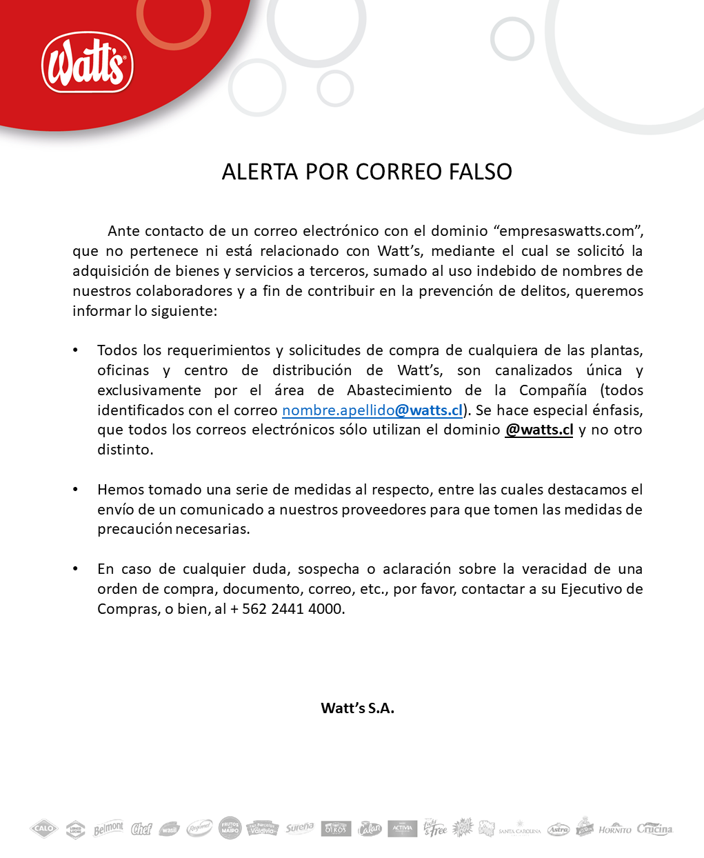 Watt&#39;s - Alerta de Compradores Falsos v.2 1