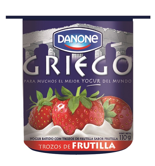 Yoghurt Trozos Frutilla Griego 110g