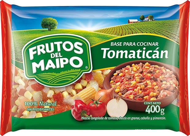 Base para cocinar Tomaticán Congelada Frutos del Maipo 400 g.
