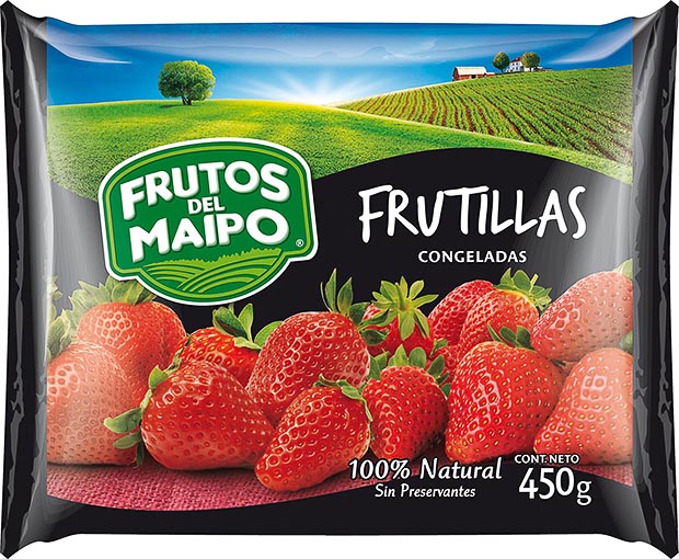 Frutillas Congeladas Frutos del Maipo 450 g.