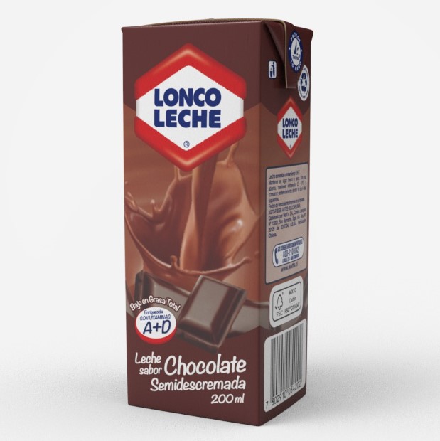 Leche Semidescremada  Chocolate Loncoleche 200 ml