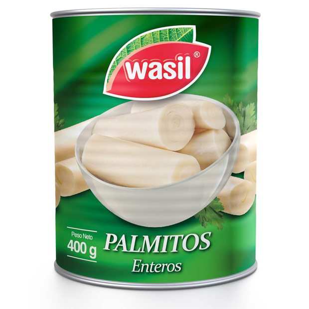 Palmitos Enteros   Wasil 400 g.