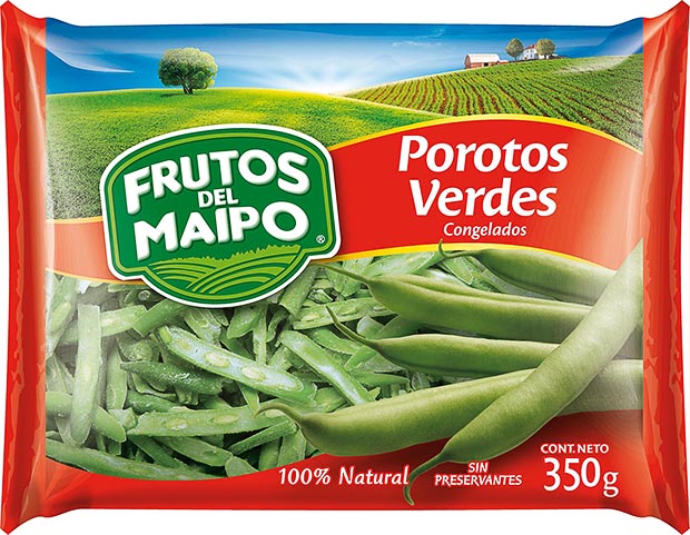 Poroto Verde Congelado Frutos del Maipo 350 g.