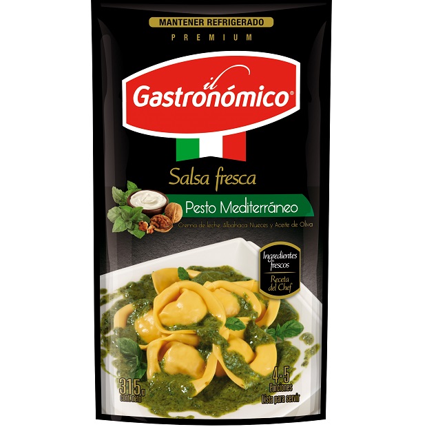 Salsas Frescas Pesto Mediterraneo IL Gastronomico 315 g.