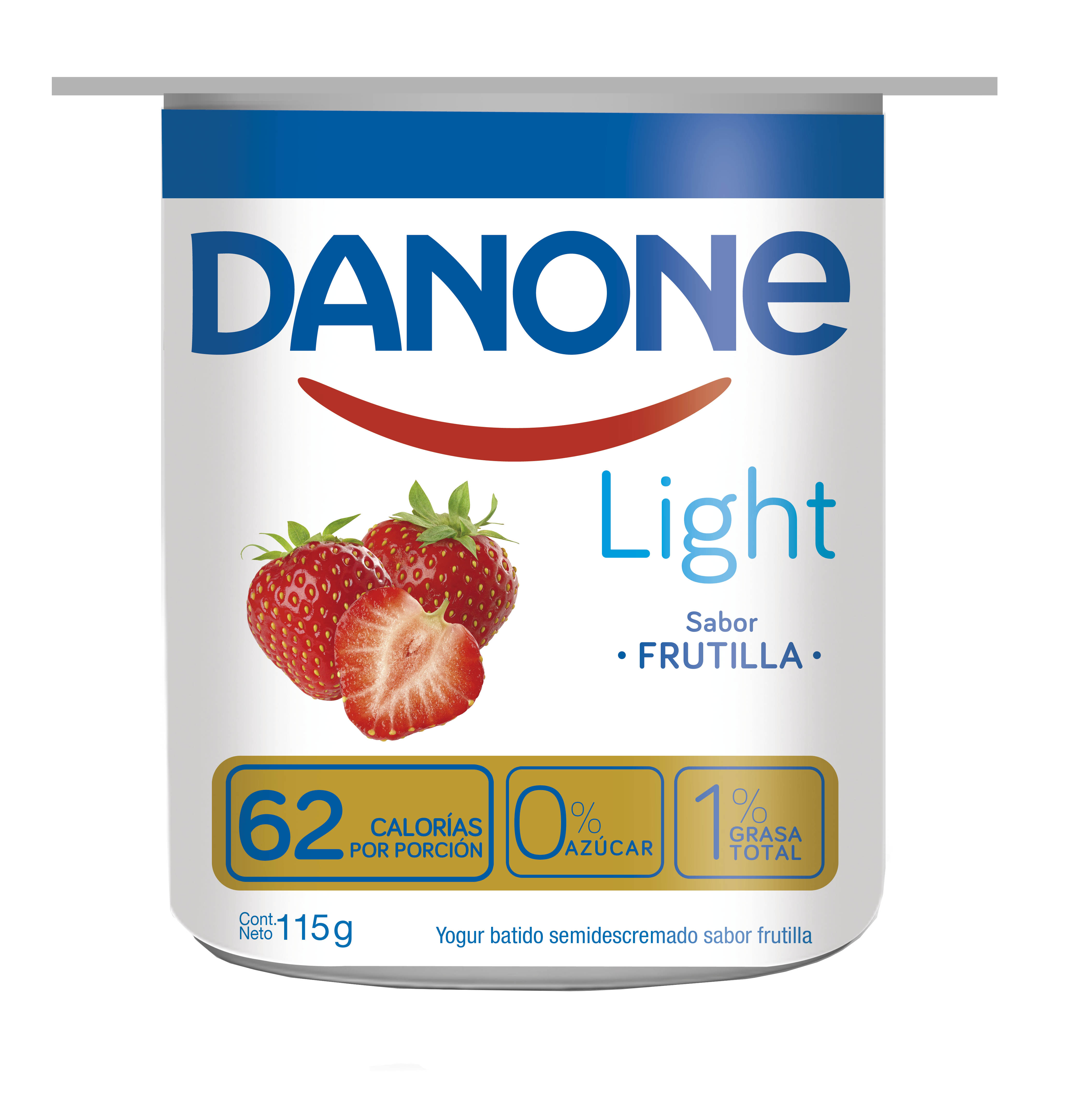 Yoghurt  Frutilla Danone Light 115g