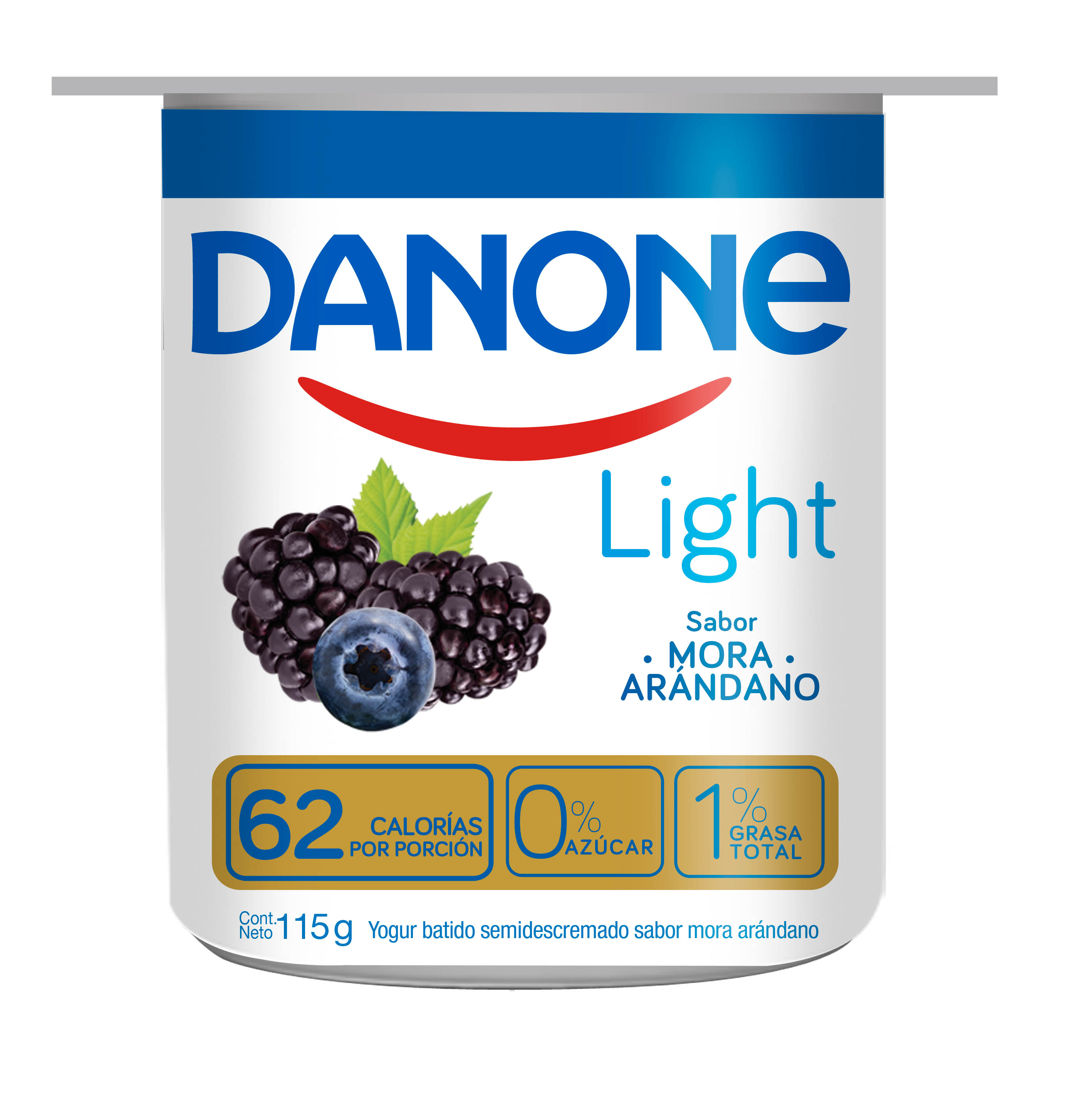Yoghurt  Mora Arándano Danone Light 115g